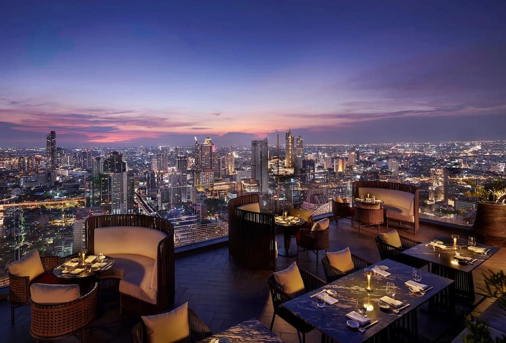 Nobu - an instagrammable rooftop bar in Bangkok