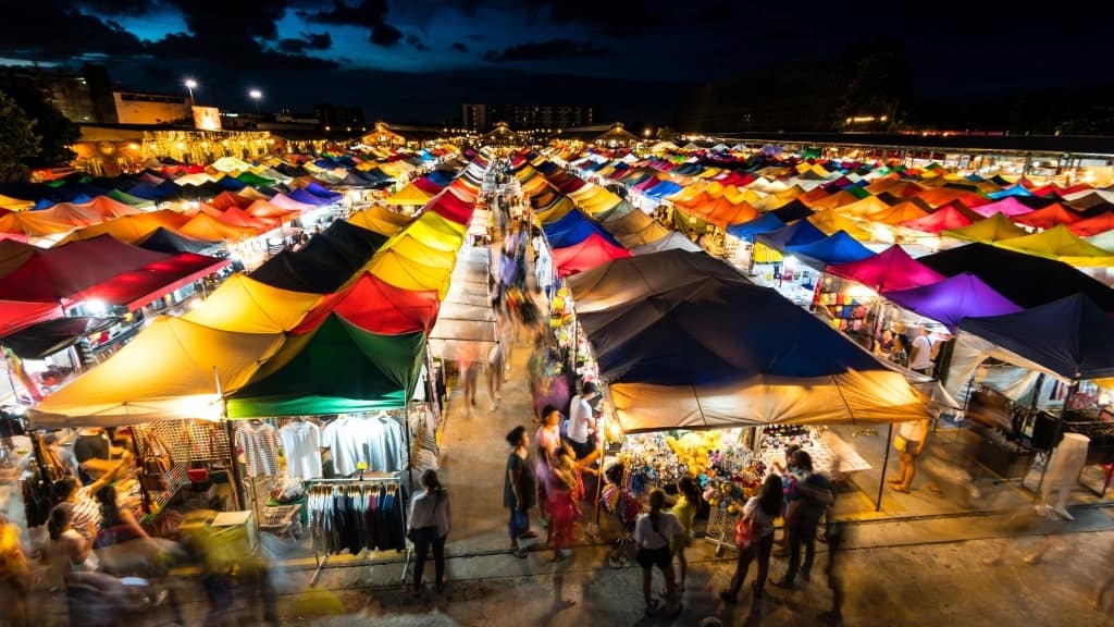 Things to do in Bangkok at night - visit night market